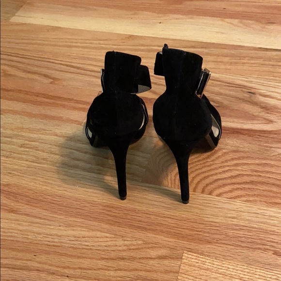 Black velvet heels - Picture 3 of 5